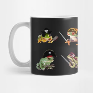 4 Frog Pirates Sticker Pack Mug